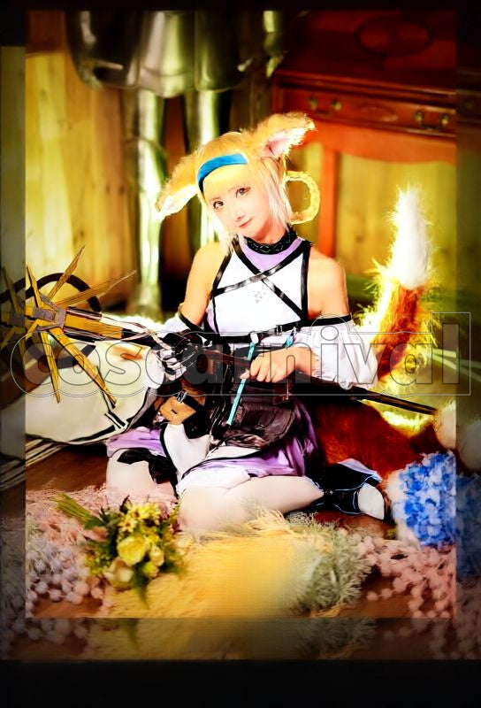 Suzuran Cosplay cosplay costume from Arknights, front view 5