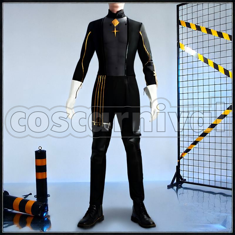 Ulpianus Staring into the Abyss Cosplay cosplay costume from Arknights, front view 3