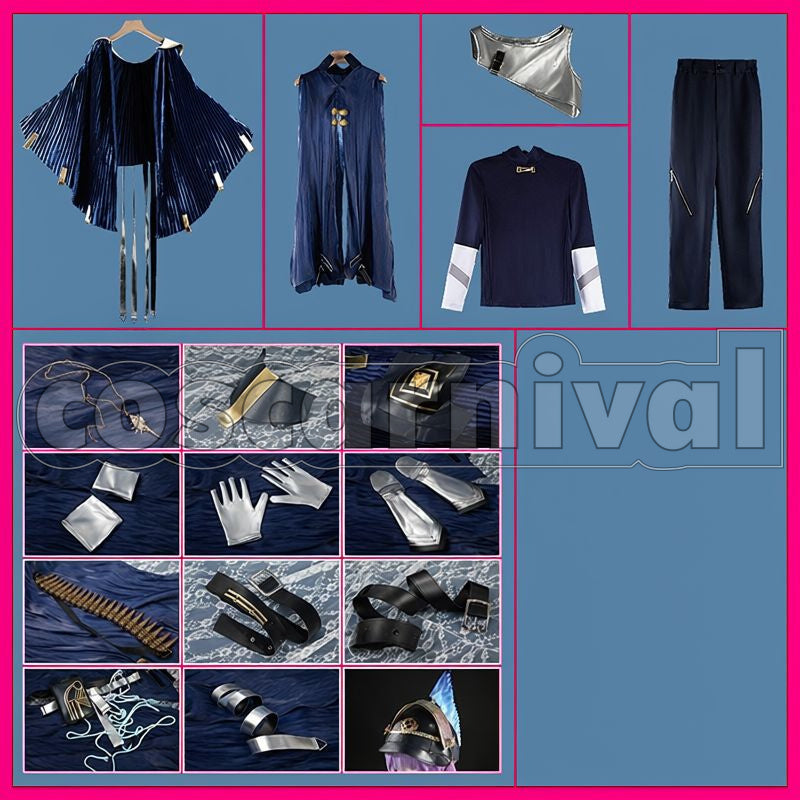 Underflow Cosplay cosplay costume from Arknights, set view
