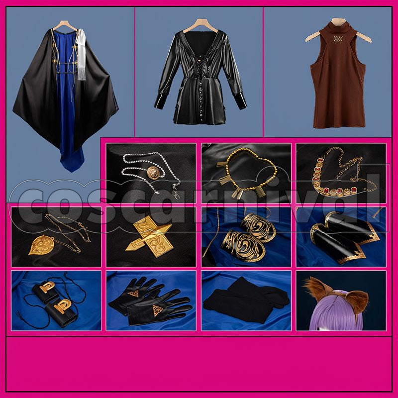 Vina Victoria Cosplay cosplay costume from Arknights, set view