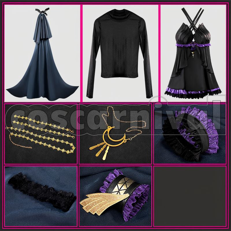 Virtuosa Diversity Oneness Cosplay cosplay costume from Arknights, set view
