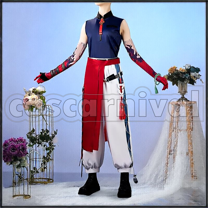 Yu Cosplay cosplay costume from Arknights, front view 3