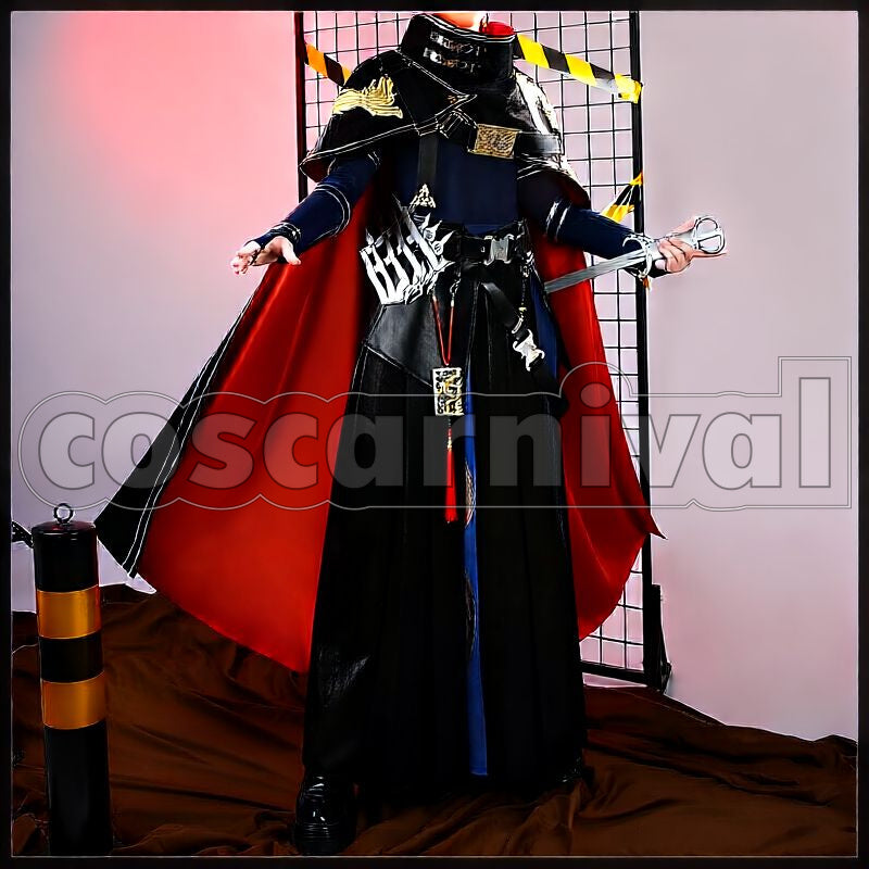 Zuo Le Cosplay cosplay costume from Arknights, front view 2