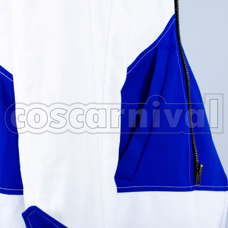 Creed III Connor Ratonhnhak :ton White and Blue cosplay costume from Assassin's, detail-7