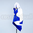 Creed III Connor Ratonhnhak :ton White and Blue cosplay costume from Assassin's, side view