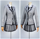 Hinano Kurahashi, Meg Kataoka, Kaede Kayano Girls' School Uniform Cosplay cosplay costume from Assassination Classroom, front view 2
