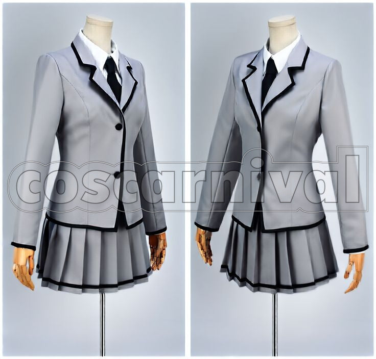Hinano Kurahashi, Meg Kataoka, Kaede Kayano Girls' School Uniform Cosplay cosplay costume from Assassination Classroom, front view 2