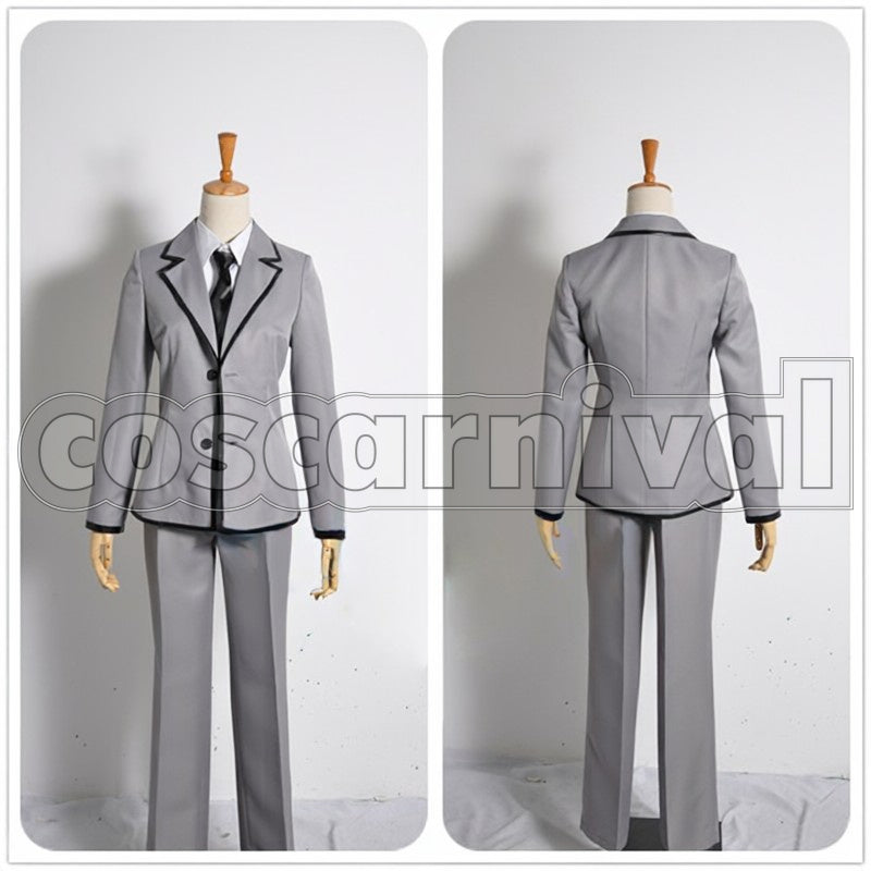 Tomohito Sugino cosplay costume from Assassination Classroom, front view