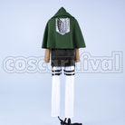 Survey Corps Mikasa Ackerman cosplay costume from Attack on Titan, back view 3