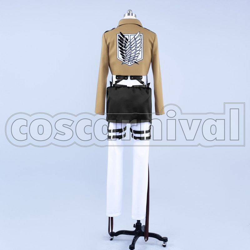 Survey Corps Mikasa Ackerman cosplay costume from Attack on Titan, back view 5