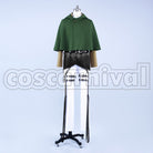 Mikasa Ackerman cosplay costume from Attack on Titan, back view