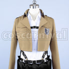 Survey Corps Mikasa Ackerman cosplay costume from Attack on Titan, front view 5