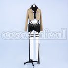 Survey Corps Mikasa Ackerman cosplay costume from Attack on Titan, front view