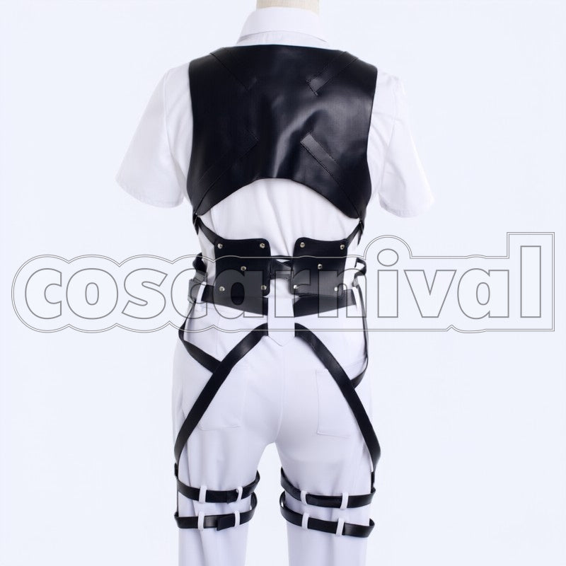 Survey Corps Mikasa Ackerman cosplay costume from Attack on Titan, back view 4