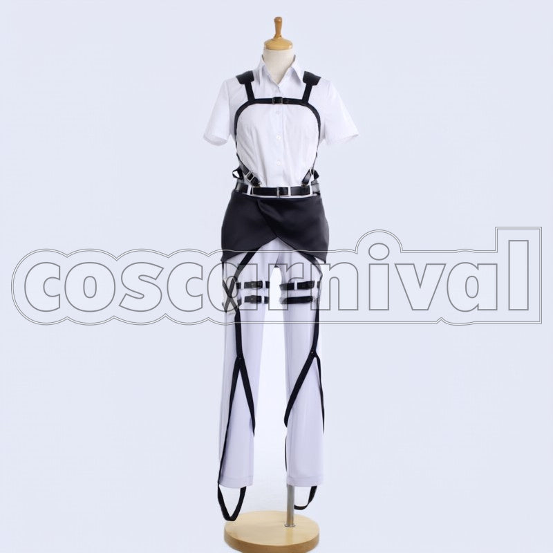 Survey Corps Mikasa Ackerman cosplay costume from Attack on Titan, back view