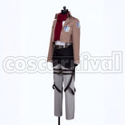Survey Corps Mikasa Ackerman cosplay costume from Attack on Titan, front view 2
