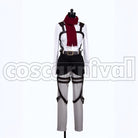 Survey Corps Mikasa Ackerman cosplay costume from Attack on Titan, front view 3