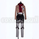 Mikasa Ackerman cosplay costume from Attack on Titan, front view