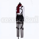 Survey Corps Mikasa Ackerman cosplay costume from Attack on Titan, side view 2