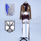 Mikasa Ackerman cosplay costume from Attack on Titan, front view