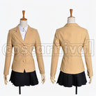Mikasa Ackerman cosplay costume from Attack on Titan, front view