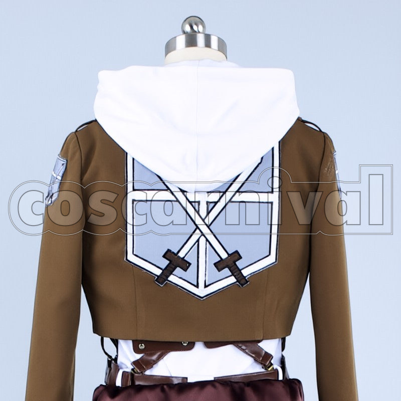 Annie Leonhart cosplay costume from Attack on Titan, back view 3