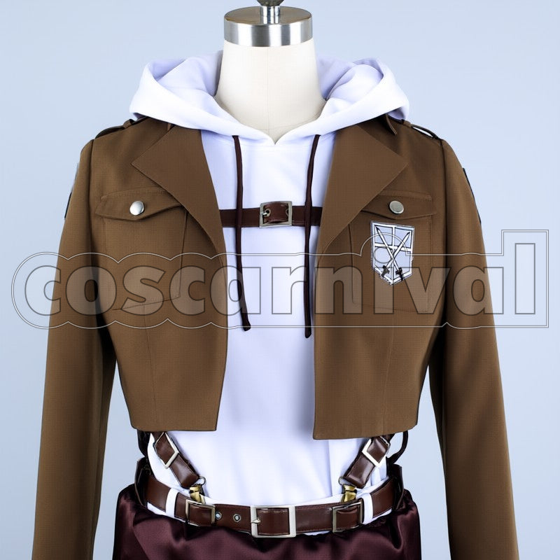 Annie Leonhart cosplay costume from Attack on Titan, front view 3