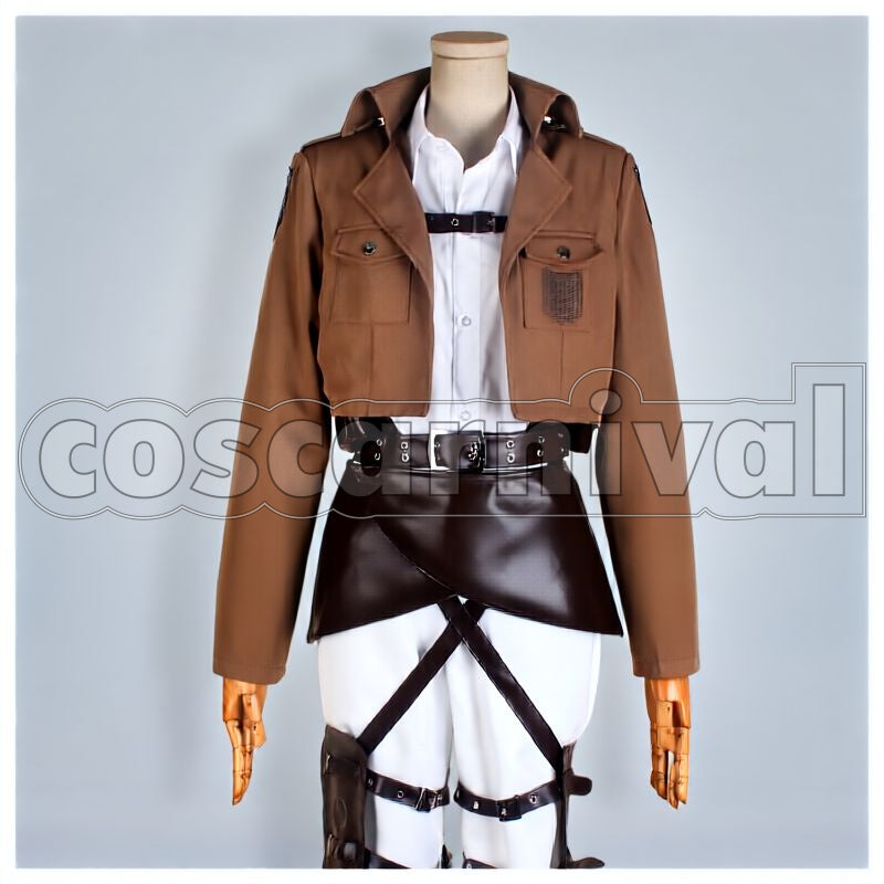 Titan Armin Arlert Survey Corps Uniform Cosplay cosplay costume from Attack on, front view 1