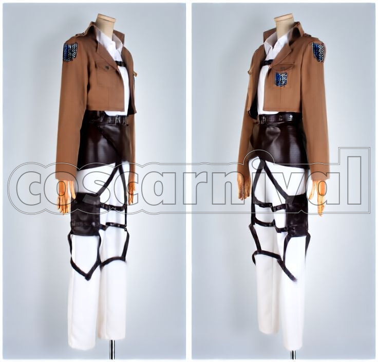 Titan Armin Arlert Survey Corps Uniform Cosplay cosplay costume from Attack on, front view 2