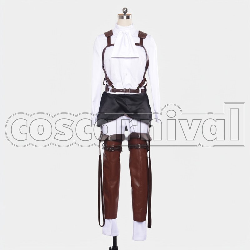 - Wings of Counterattack - ONLINE Levi Captain High-Speed Assault Armored Soldier cosplay costume from Attack on Titan, front view 2