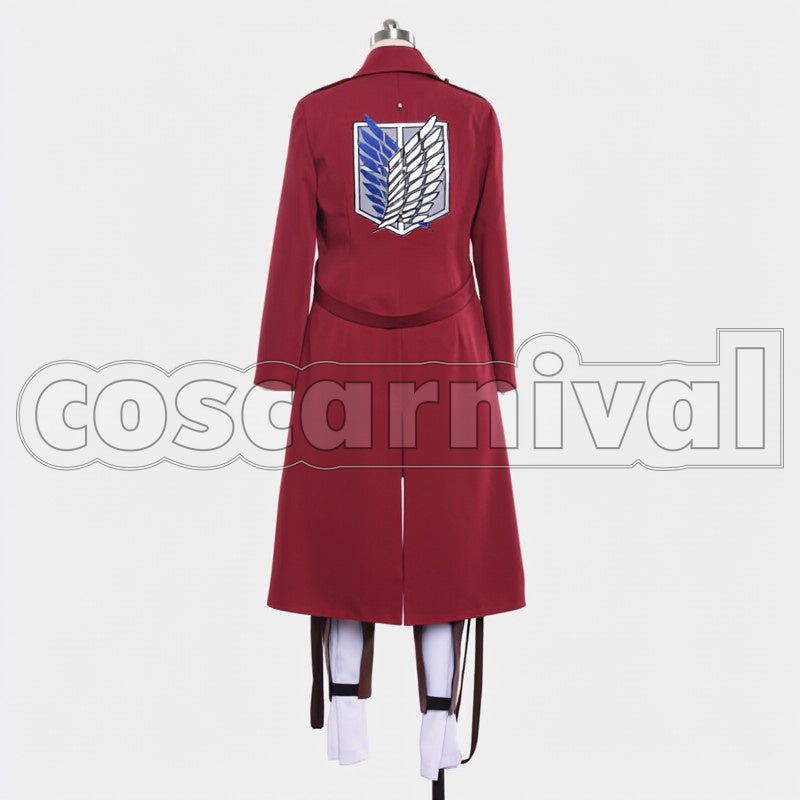 - Wings of Counterattack - ONLINE Levi Captain High-Speed Assault Armored Soldier cosplay costume from Attack on Titan, front view 3