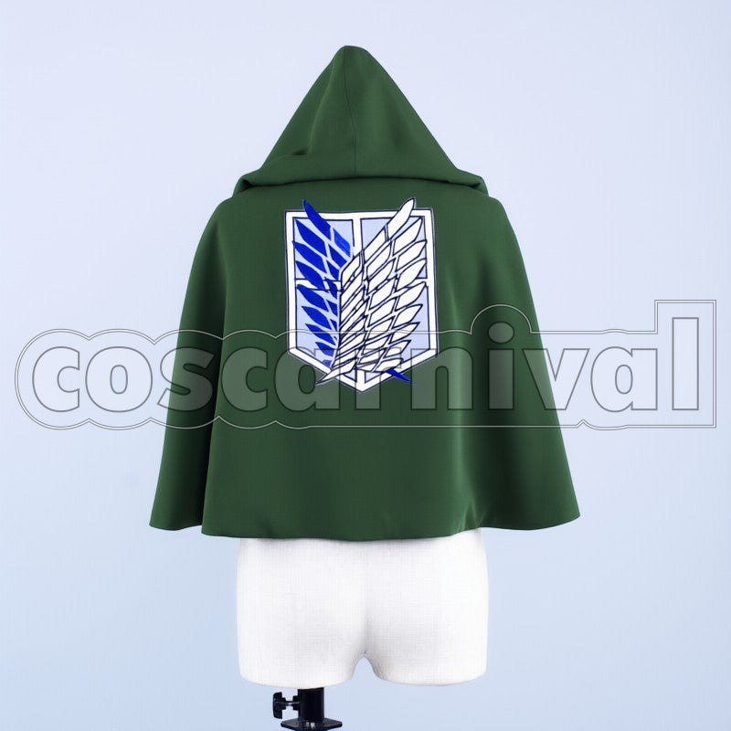 Survey Corps Cape cosplay costume from Attack on Titan, back view