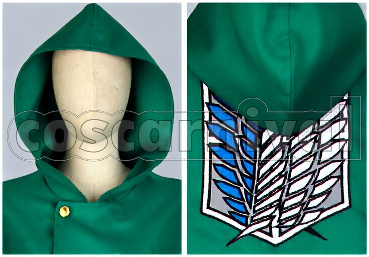 Titan Cloak Embroidered Version Cosplay cosplay costume from Attack on, detail-2
