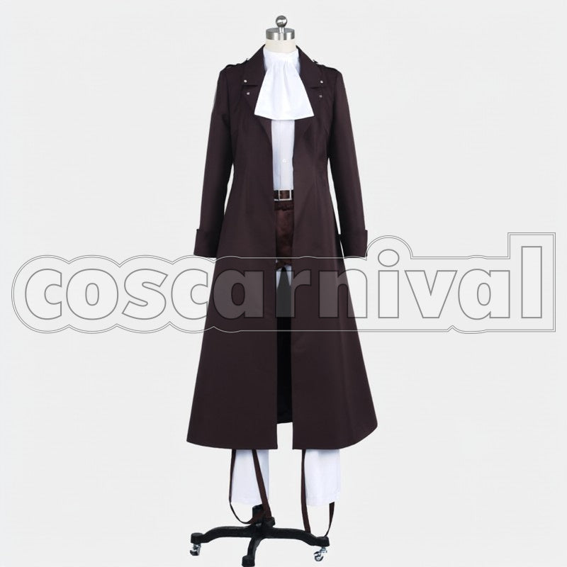 - Wings of Counterattack - ONLINE Levi Captain Special Night Combat Soldier cosplay costume from Attack on Titan, front view