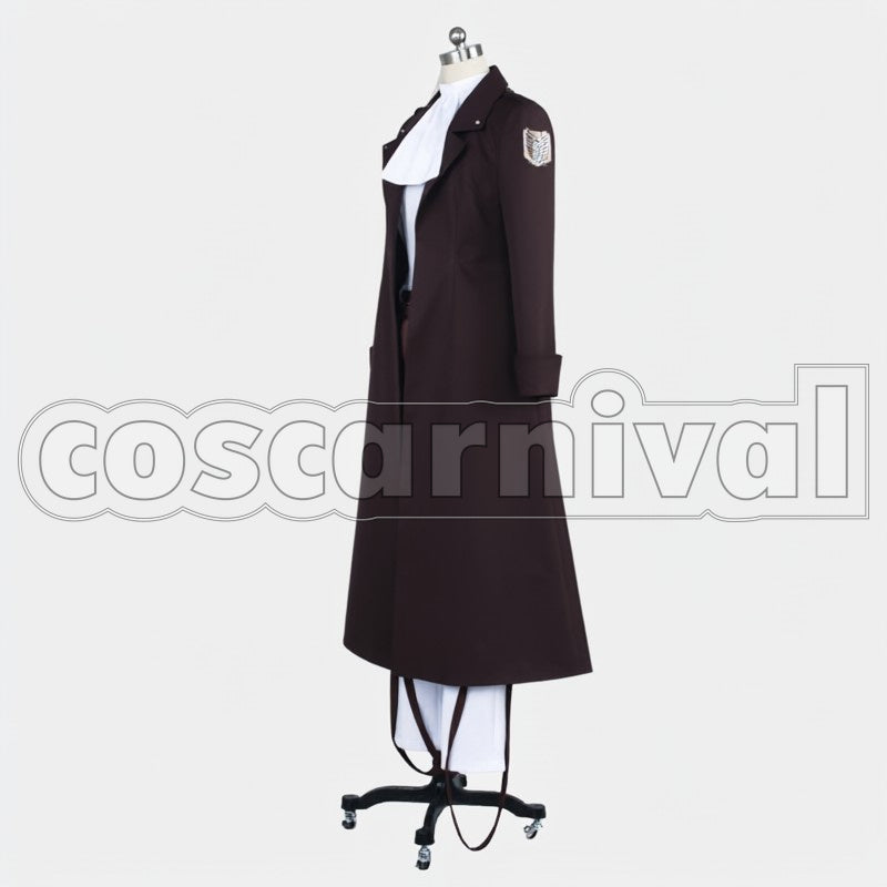 - Wings of Counterattack - ONLINE Levi Captain Special Night Combat Soldier cosplay costume from Attack on Titan, side view