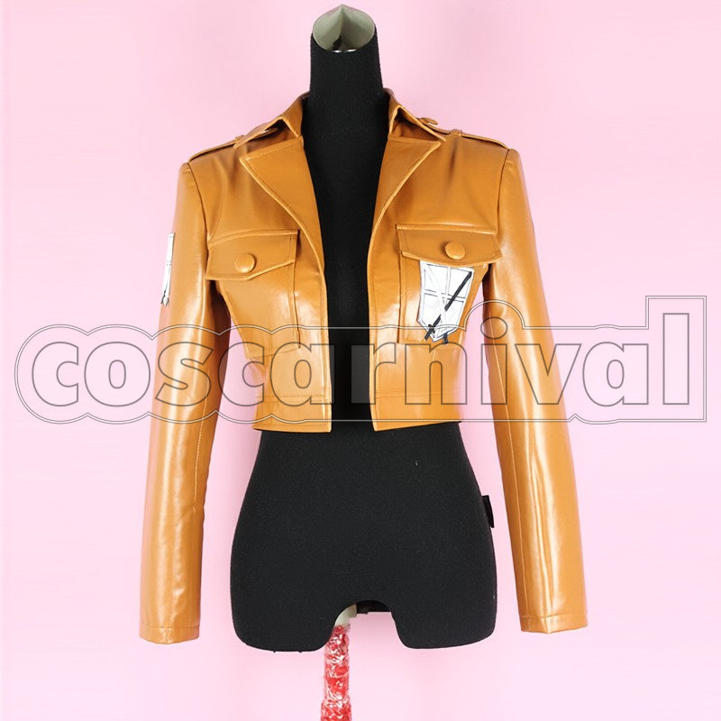 Training Corps cosplay costume from Attack on Titan, front view