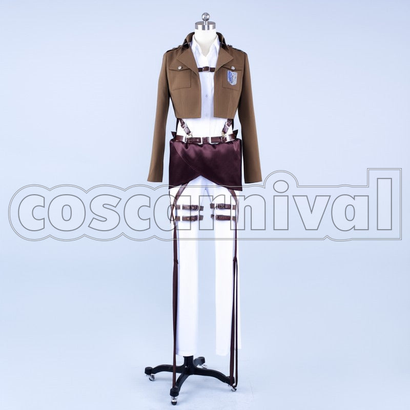 Survey Corps cosplay costume from Attack on Titan, front view 2