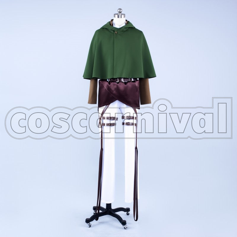Survey Corps cosplay costume from Attack on Titan, front view