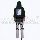 Survey Corps cosplay costume from Attack on Titan, back view