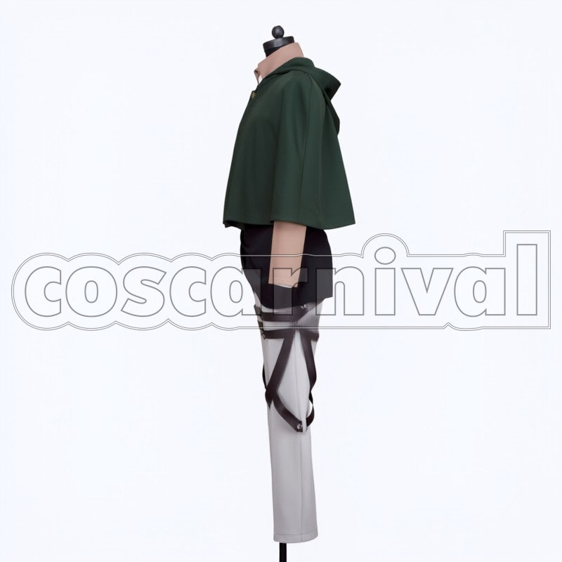 Survey Corps cosplay costume from Attack on Titan, side view 2