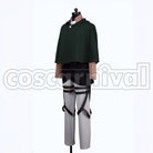 Survey Corps cosplay costume from Attack on Titan, side view
