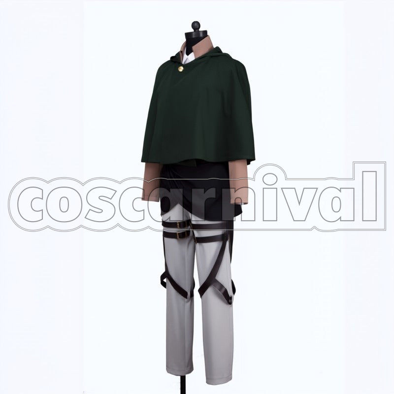 Survey Corps cosplay costume from Attack on Titan, side view