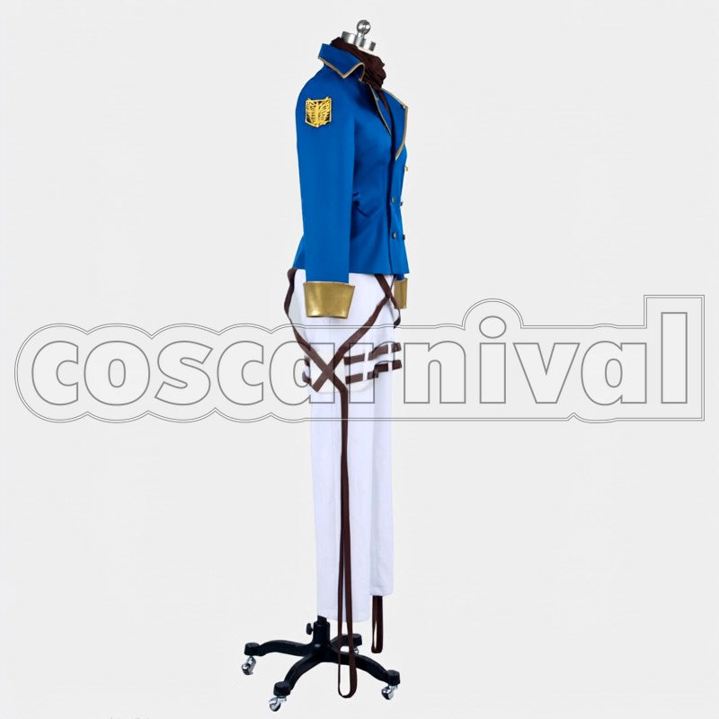 - Wings of Counterattack - ONLINE Mikasa Independent Special Supply Soldier cosplay costume from Attack on Titan, side view