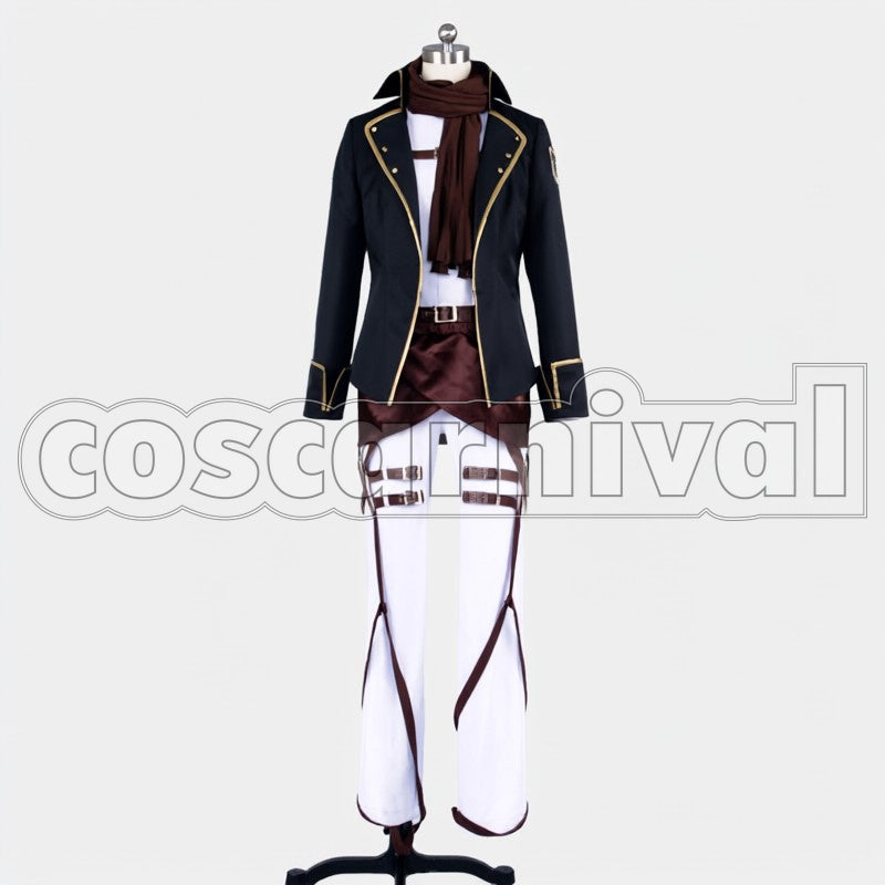 - Wings of Counterattack - ONLINE Mikasa Royal Direct Grenadier cosplay costume from Attack on Titan, front view