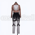 Training Corps Eren Yeager cosplay costume from Attack on Titan, back view