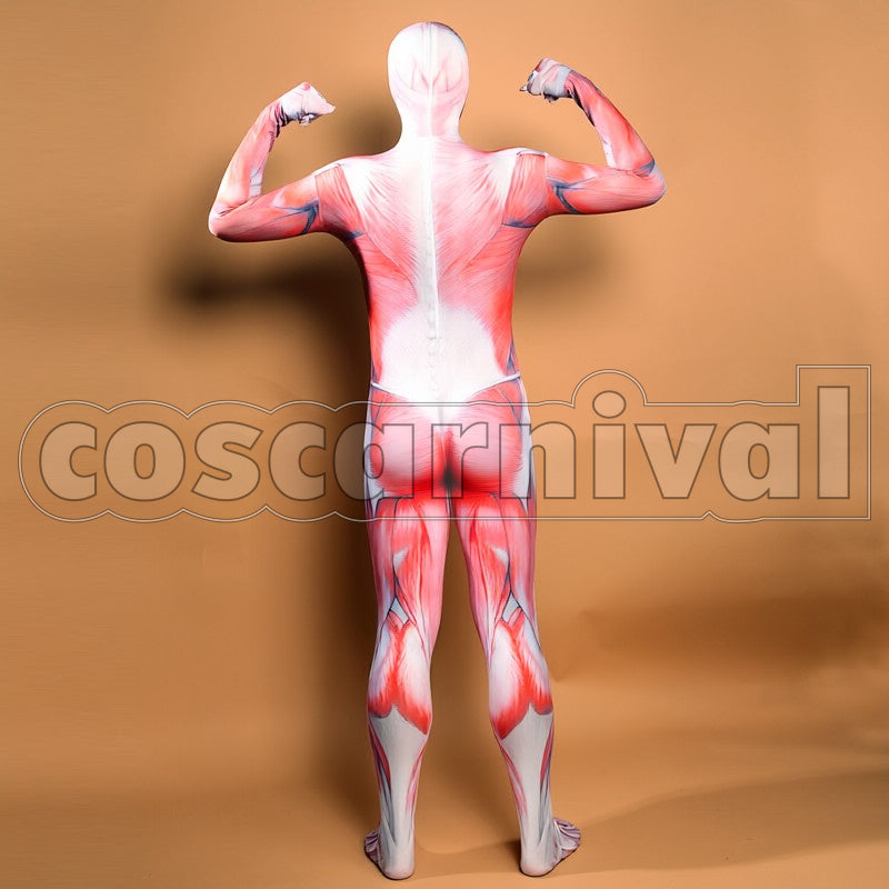 Colossal Titan Full-Body cosplay costume from Attack on Titan, back view