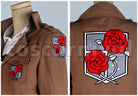 Titan Hannes Garrison Regiment Uniform Embroidered Version Cosplay cosplay costume from Attack on, detail-3