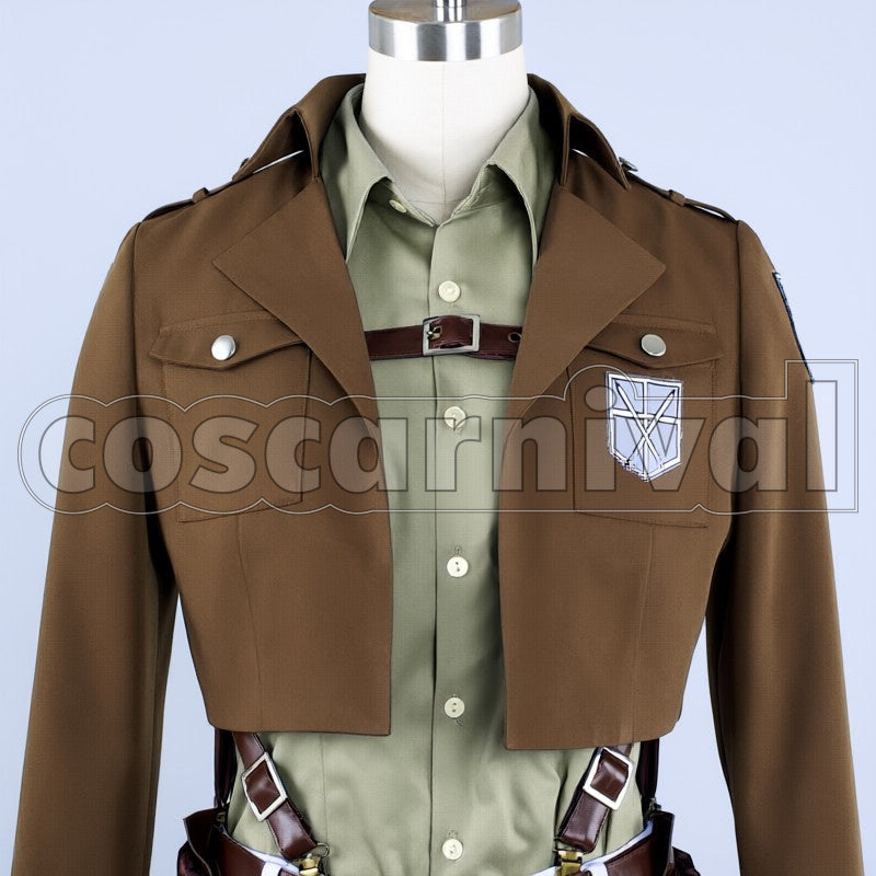 Survey Corps Jean Kirschtein cosplay costume from Attack on Titan, front view 3