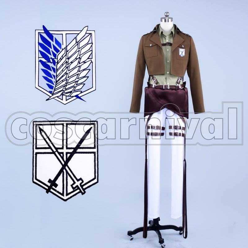 Survey Corps Jean Kirschtein cosplay costume from Attack on Titan, front view