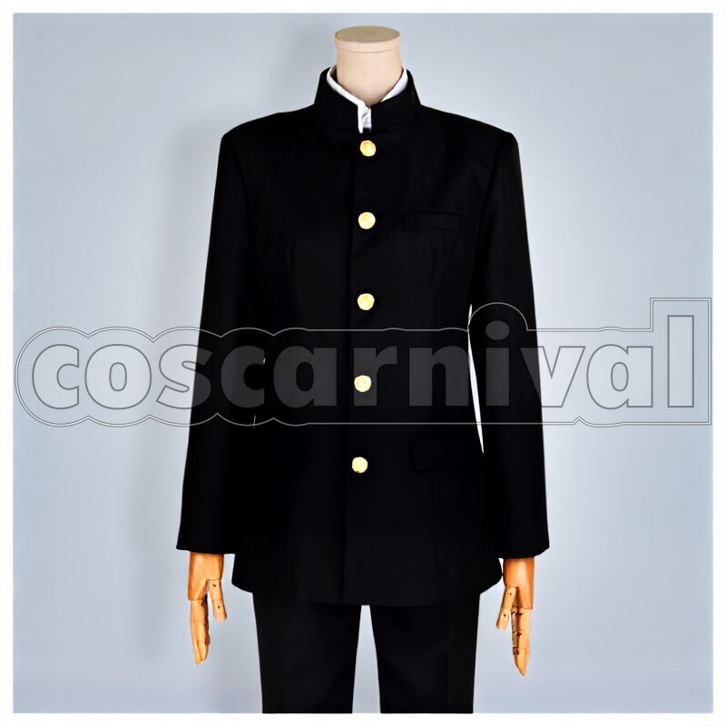 Titan: Junior High Gakuran Male-Style Uniform Cosplay cosplay costume from Attack on, front view 1